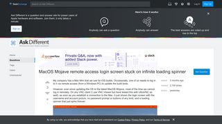 MacOS Mojave remote access login screen stuck on infinite loading ...