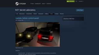 SCP: Secret Laboratory :: Update: Admin control panel