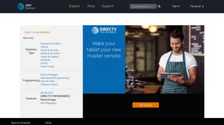 DIRECTV FOR BUSINESS Remote App - AT&T Business