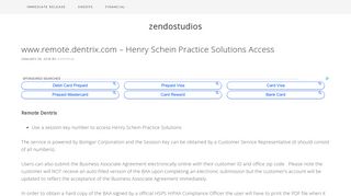 www.remote.dentrix.com - Henry Schein Practice Solutions Access ...