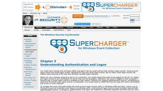 Chapter 3 Understanding Authentication and Logon