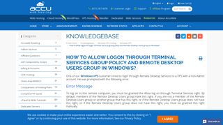 How to allow logon through Terminal Services group policy and ...