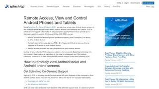 Remote Access, View and Control Android Phones and Tablets ...