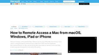 How To Remote Access A Mac From macOS, Windows, iPad or ...