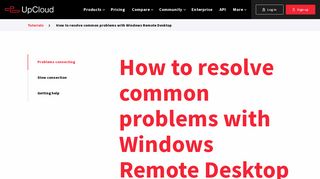 How to resolve common problems with Windows Remote Desktop ...