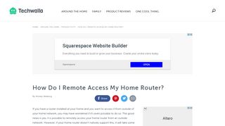 How Do I Remote Access My Home Router? | Techwalla.com