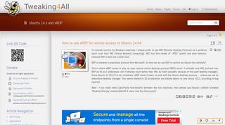 Tweaking4All.com - How to use xRDP for remote access to Ubuntu ...