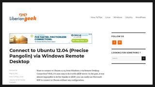 Connect to Ubuntu 12.04 (Precise Pangolin) via Windows Remote ...