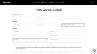 Create Account - Devolutions Cloud