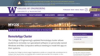 RemoteApp Cluster | UW College of Engineering