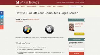 How to Turn Off Your Computer's Login Screen - Wired Impact