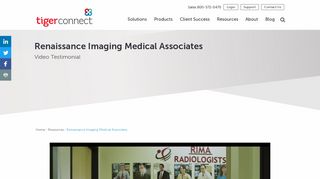 Renaissance Imaging Associates | Video Testimonial | TigerConnect