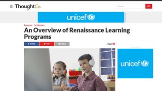 An Overview of Renaissance Learning Programs - ThoughtCo