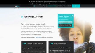 Savings account - RCI Bank