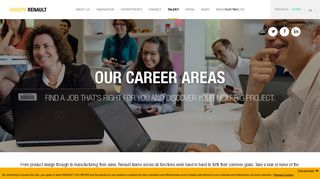 Our career areas: discover your next big project - Groupe Renault