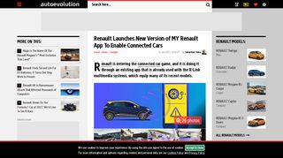 Renault Launches New Version of MY Renault App To Enable ...