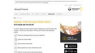 Online Account - Renault Finance