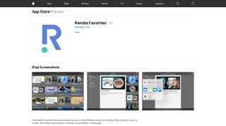 Rendia Favorites on the App Store - iTunes - Apple