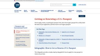 Getting or Renewing a U.S. Passport | USAGov