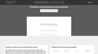 Firstline Schoolrunner. Login | Schoolrunner - Popular Website Reviews