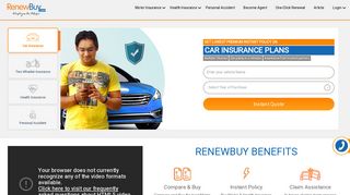 RenewBuy - Compare and Buy Health and Motor Insurance Online.
