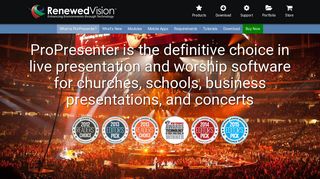 ProPresenter 6 - Worship and Presentation Software - Renewed Vision
