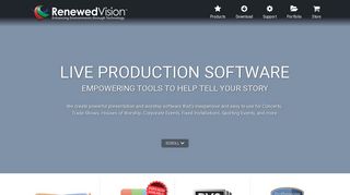 Renewed Vision | Live Production Presentation and Worship Software