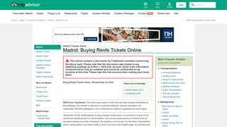 Madrid: Buying Renfe Tickets Online - TripAdvisor
