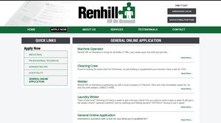 General Online Application - Renhill
