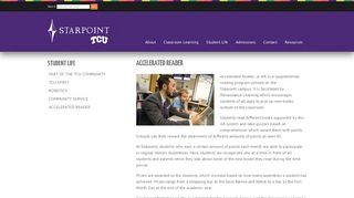 Accelerated Reader - Starpoint School - Texas Christian University