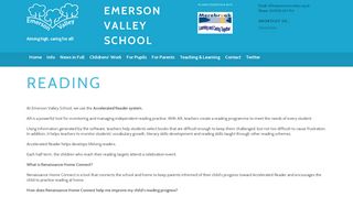 Reading - Emerson Valley School