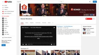 Renner Ministries - YouTube