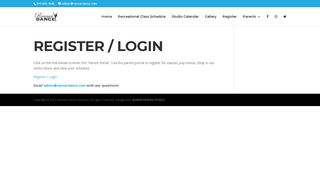 Register / Login | Renner Dance Company