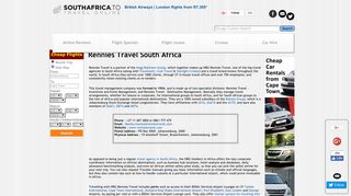 Rennies Travel - South Africa Travel Online