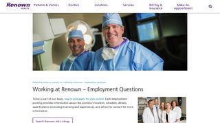 Hospital Jobs - Employment | Renown Health