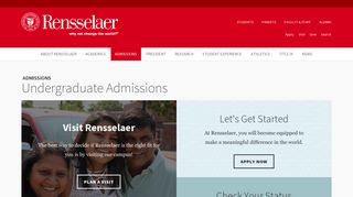 Undergraduate Admissions | Admissions - Rensselaer Polytechnic ...