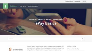 ePay Basics – Buildium Help Center