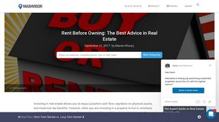 Rent Before Owning: The Best Advice in Real Estate | Mashvisor