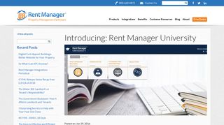 Introducing: Rent Manager University | Rent Manager Property ...