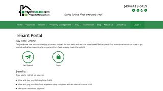 Login to your tenant portal from My Rent Source