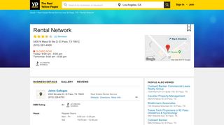 Rental Network 5400 N Mesa St Ste D, El Paso, TX 79912 - YP.com