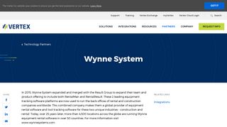 Wynne System | Vertex, Inc.