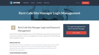 Rent Cafe Site Manager Login Management - Team Password Manager