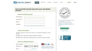 Property Management Software Signup | Rentec Direct