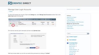 Manage User Login Accounts – Customer Feedback | Rentec Direct