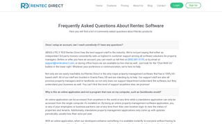 Frequently Asked Questions (FAQ) | Rentec Direct