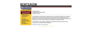 RentGrow: Customer Login