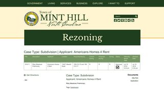 Americans Homes 4 Rent Mint Hill Mint Hill, NC - Town of Mint Hill