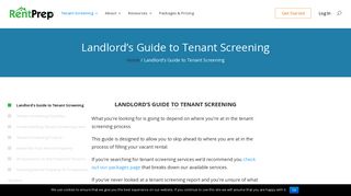 Landlord's Guide to Tenant Screening (in 2018) | RentPrep