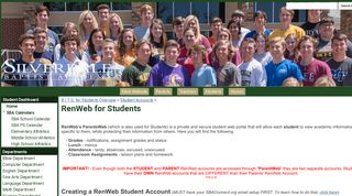 RenWeb for Students - Student Dashboard